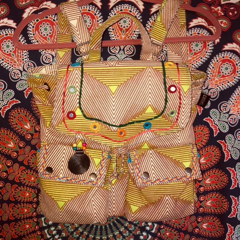 CATORI MIRROR EMBROIDERED BACKPACK